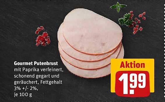 Gourmet Putenbrust mit Paprika verfeinert - Aktionspreis!