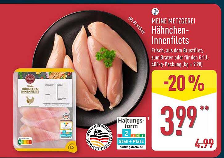 Hähnchen-Innenfilets