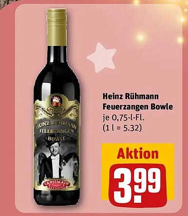 Heinz Rühmann Feuerzangen Bowle je 0,75-l-Fl.