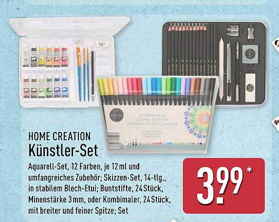 HOME CREATION Künstler-Set