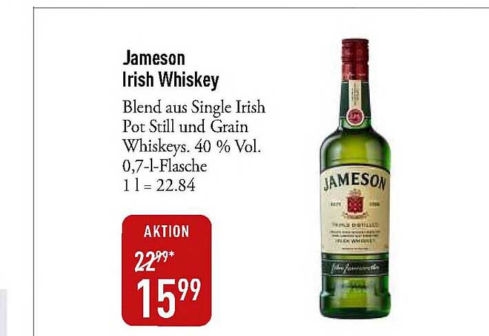 Jameson Irish Whiskey