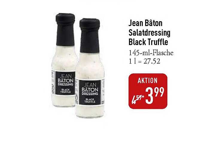 Jean Bàton Salatdressing Black Truffle 145 ml