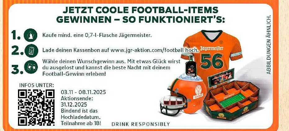 Jetzt coole Football-Items gewinnen – so funktioniert's: