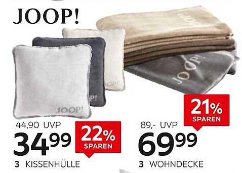 JOOP! Kissenhülle und Wohndecke