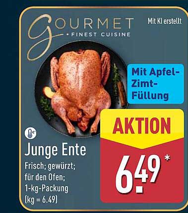 Junge Ente mit Apfel-Zimt-Füllung – Frisch und gewürzt