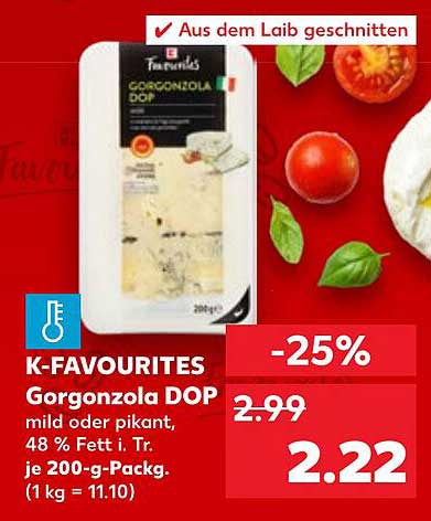 K-Favourites Gorgonzola DOP 200g