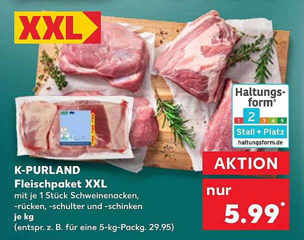 K-PURLAND Fleischpaket XXL