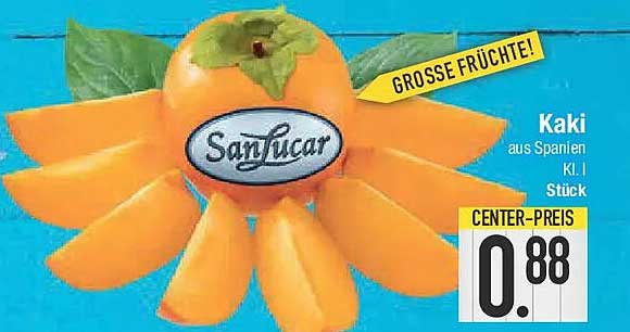 Kaki aus Spanien - SanLucar - Stück