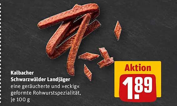 Kalbacher Schwarzwälder Landjäger, 100 g
