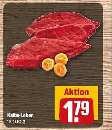 Kalbs-Leber je 100 g