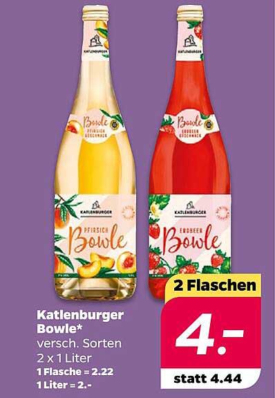 Katlenburger Bowle* verschiedene Sorten 2 x 1 Liter