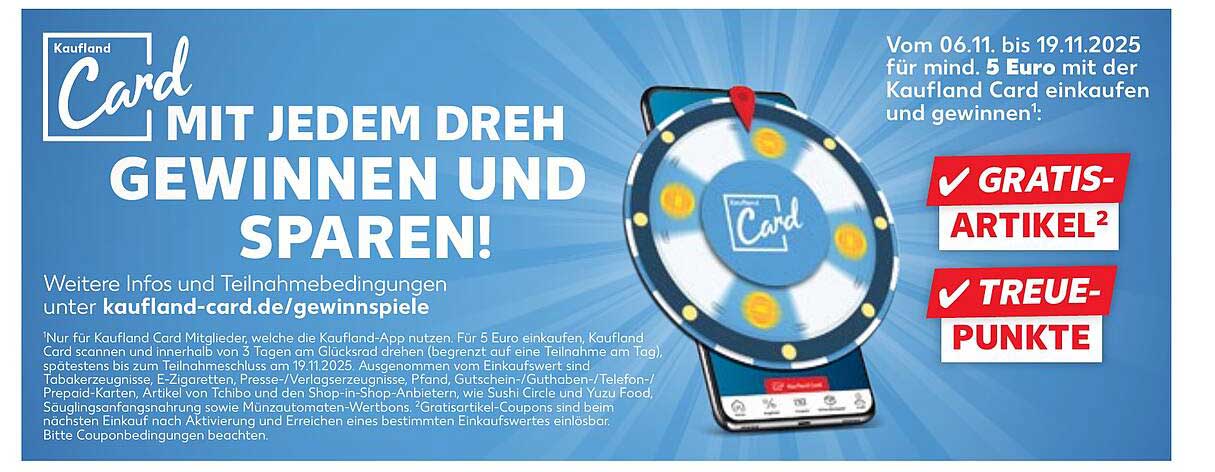 Kaufland Card: Mit jedem Dreh Gewinnen und Sparen!