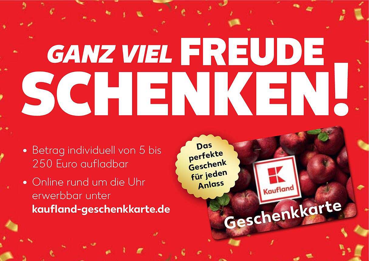 Kaufland Geschenkkarte - Das perfekte Geschenk für jeden Anlass