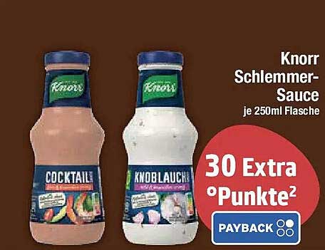 Knorr Schlemmer-Sauce je 250ml Flasche