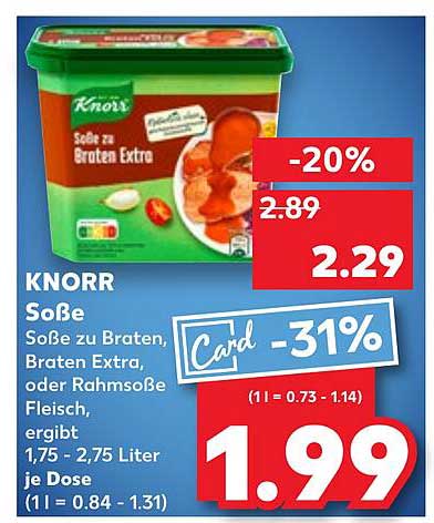 Knorr Soße zu Braten Extra