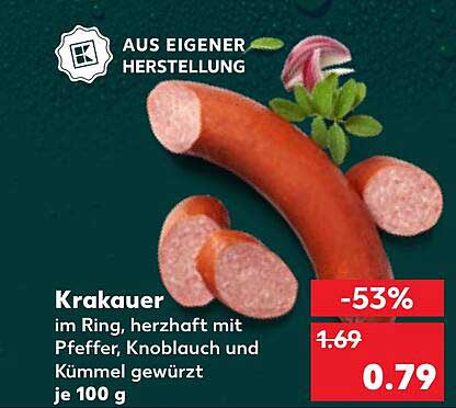 Krakauer im Ring - herzhaft und würzig