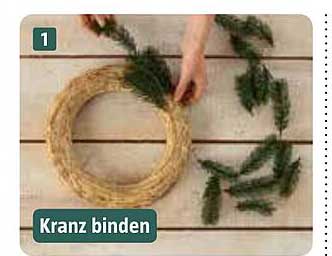 Kranz binden - DIY Bastelset für festliche Dekoration