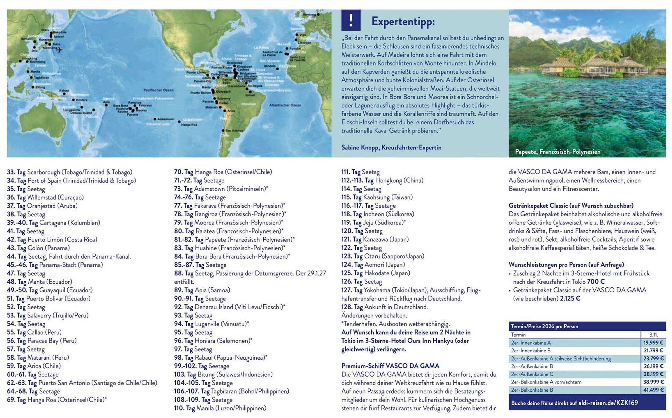 Kreuzfahrt auf dem VASCO DA GAMA – Ein unvergessliches Erlebnis