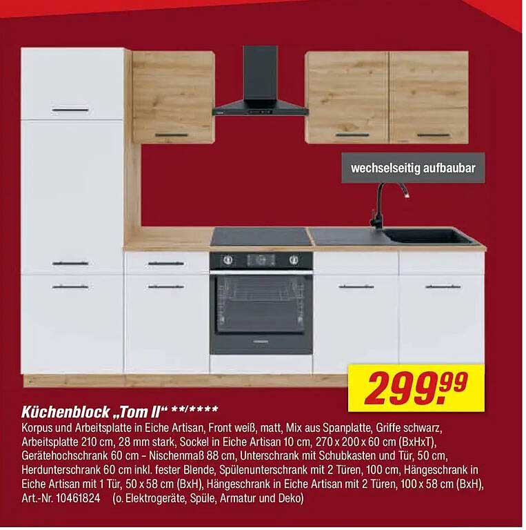 Küchenblock „Tom II“