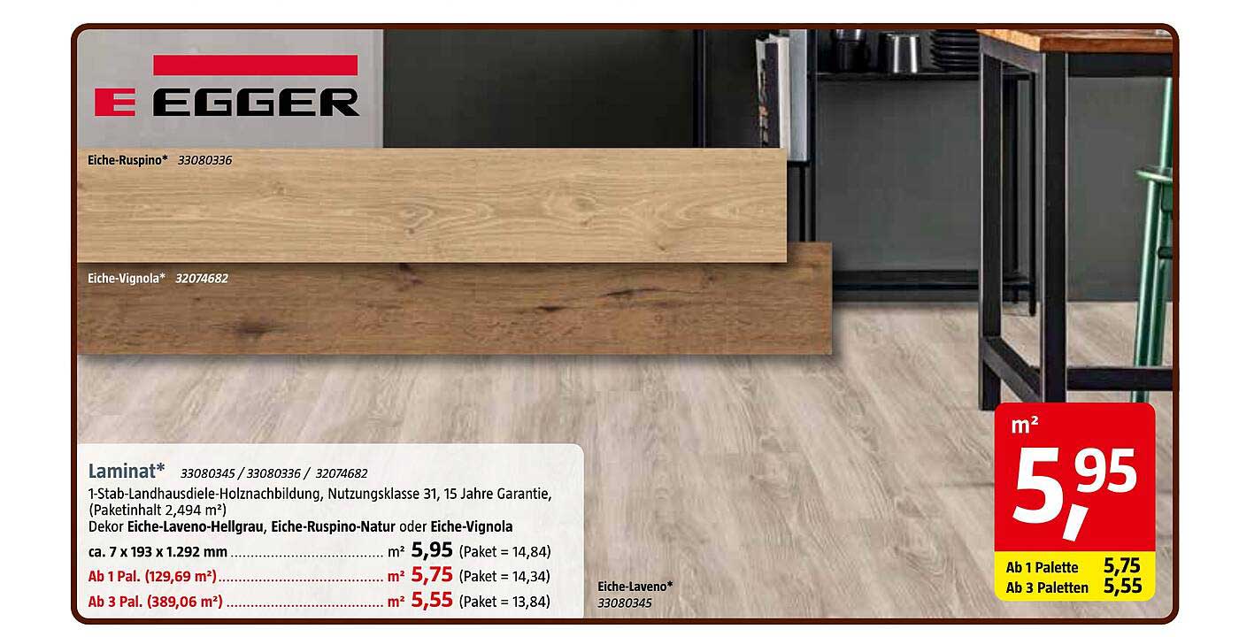 Laminat Eiche-Ruspino und Eiche-Vignola