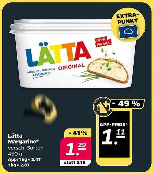 Läutta Margarine – Verschiedene Sorten 450 g