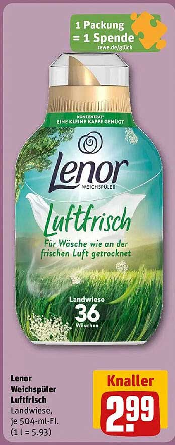 Lenor Weichspüler Luftfrisch 504 ml