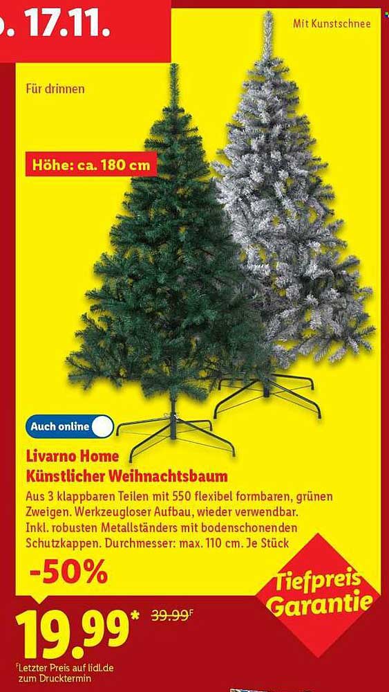 Livorno Home Künstlicher Weihnachtsbaum