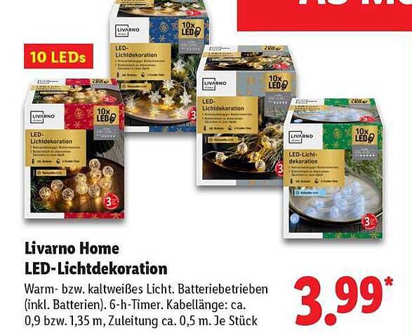 Livorno Home LED-Lichtdekoration