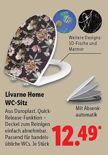 Livorno Home WC-Sitz mit Absenkautomatik