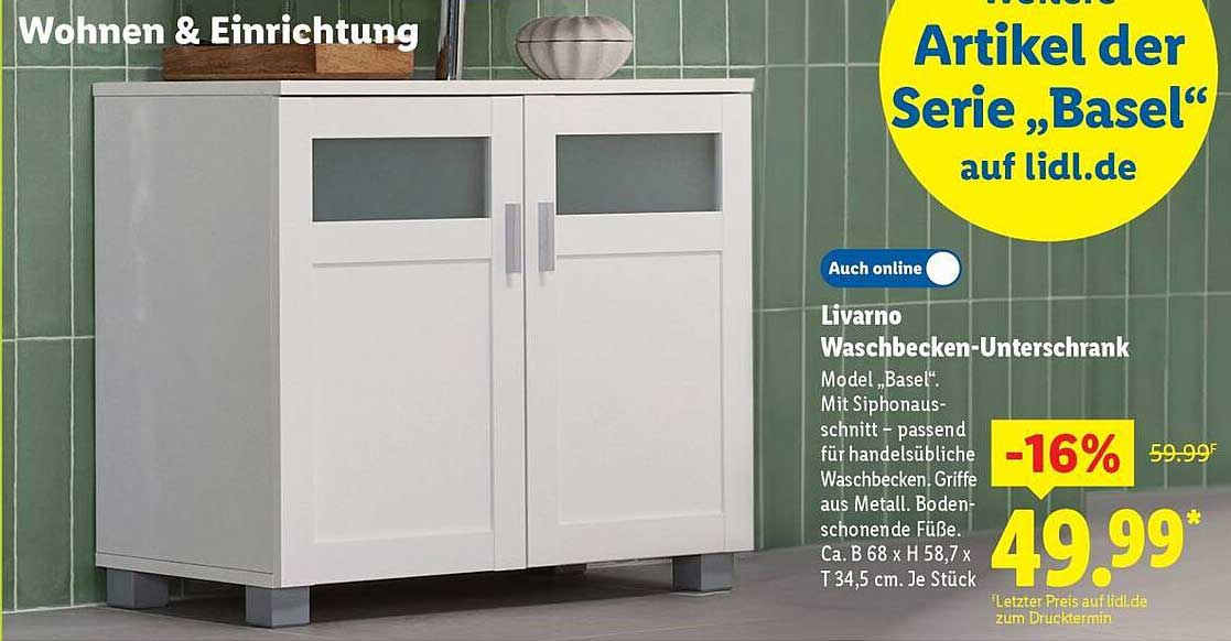 Livorno Waschbecken-Unterschrank