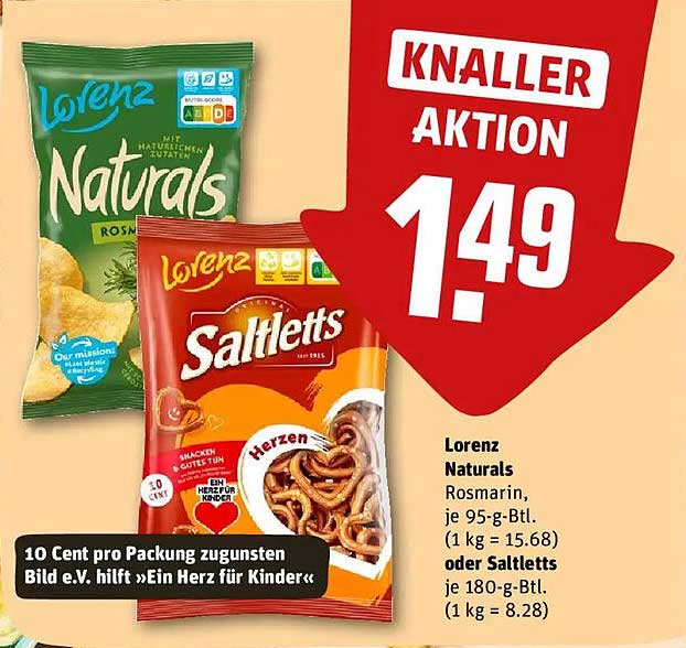 Lorenz Naturals Rosmarin oder Saltletts