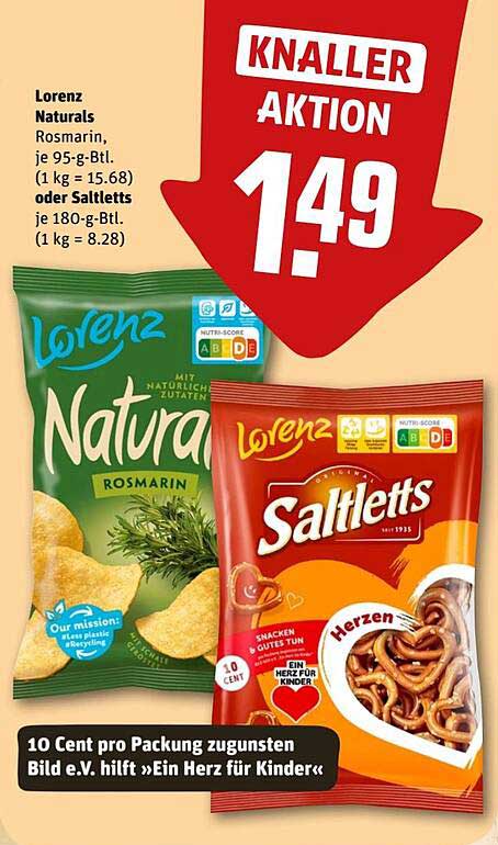 Lorenz Naturals Rosmarin und Saltletts – Knaller Aktion