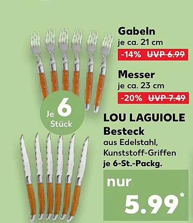 LOU LAGUIOLE Besteckset, 6-teilig