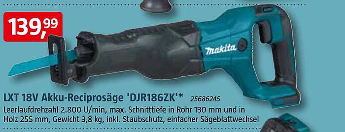 LXT 18V Akku-Reziprosäge 'DJR186ZK'*