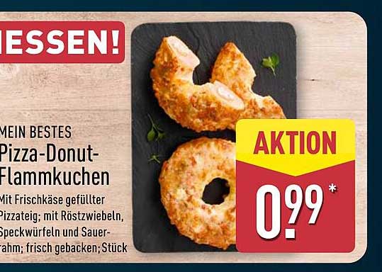 Mein Bestes Pizza-Donut-Flammkuchen