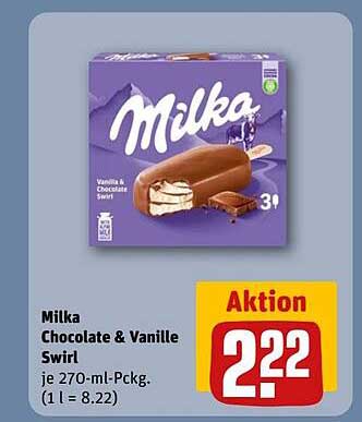 Milka Chocolate & Vanille Swirl 270 ml für nur 2,22 €