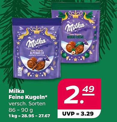 Milka Feine Kugeln - verschiedene Sorten 86-90 g