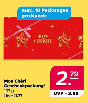 Mon Chéri Geschenkpäckchen