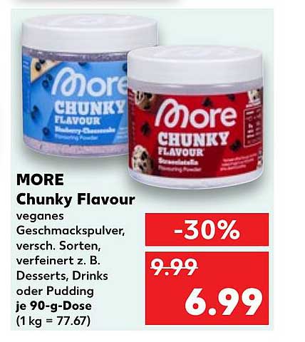 MORE Chunky Flavour - veganes Geschmackspulver