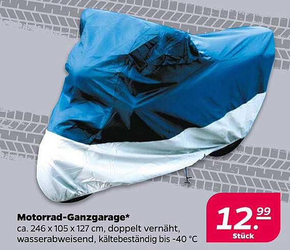 Motorrad-Ganzgarage 246 x 105 x 127 cm