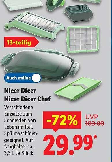 Nicer Dicer Nicer Dicer Chef – 13-teilig