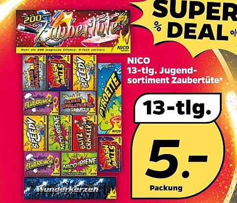 NICO 13-tlg. Jugendsortiment Zaubertüte