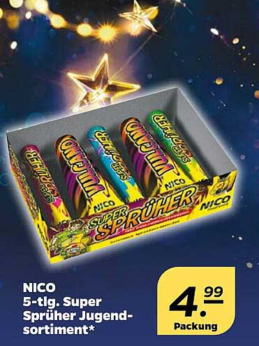 NICO 5-tlg. Super Sprüher Jugend-Sortiment