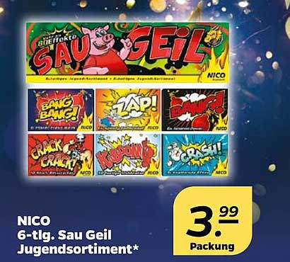 NICO 6-tlg. Sau Geil Jugendsortiment