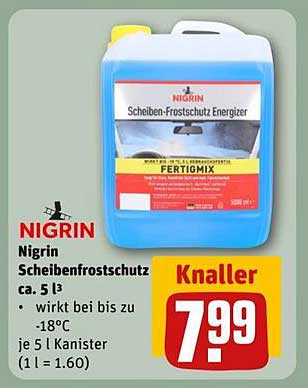 Nigrin Scheibenfrostschutz 5 l - Ideal für den Winter