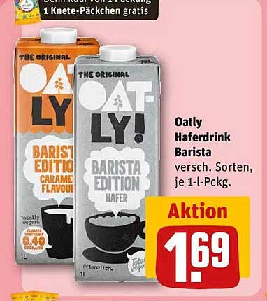 Oatly Haferdrink Barista - Verschiedene Sorten, 1L-Packung