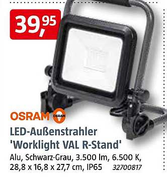 OSRAM LED-Außenstrahler 'Worklight VAL R-Stand'