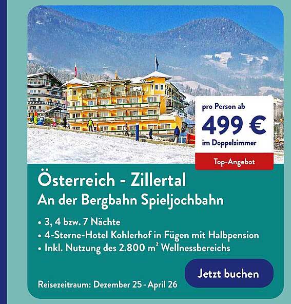 Österreich - Zillertal an der Bergbahn Spieljochbahn