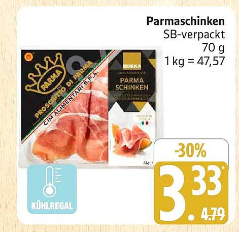Parmaschinken SB-verpackt 70 g