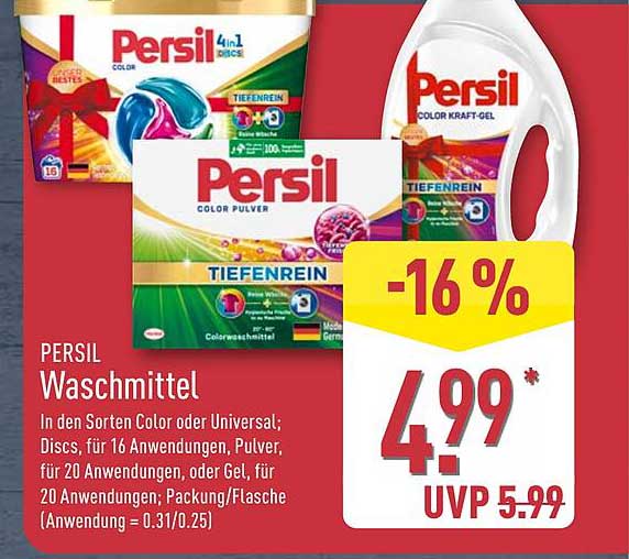 PERSIL Waschmittel - Tiefenrein für wahre Frische